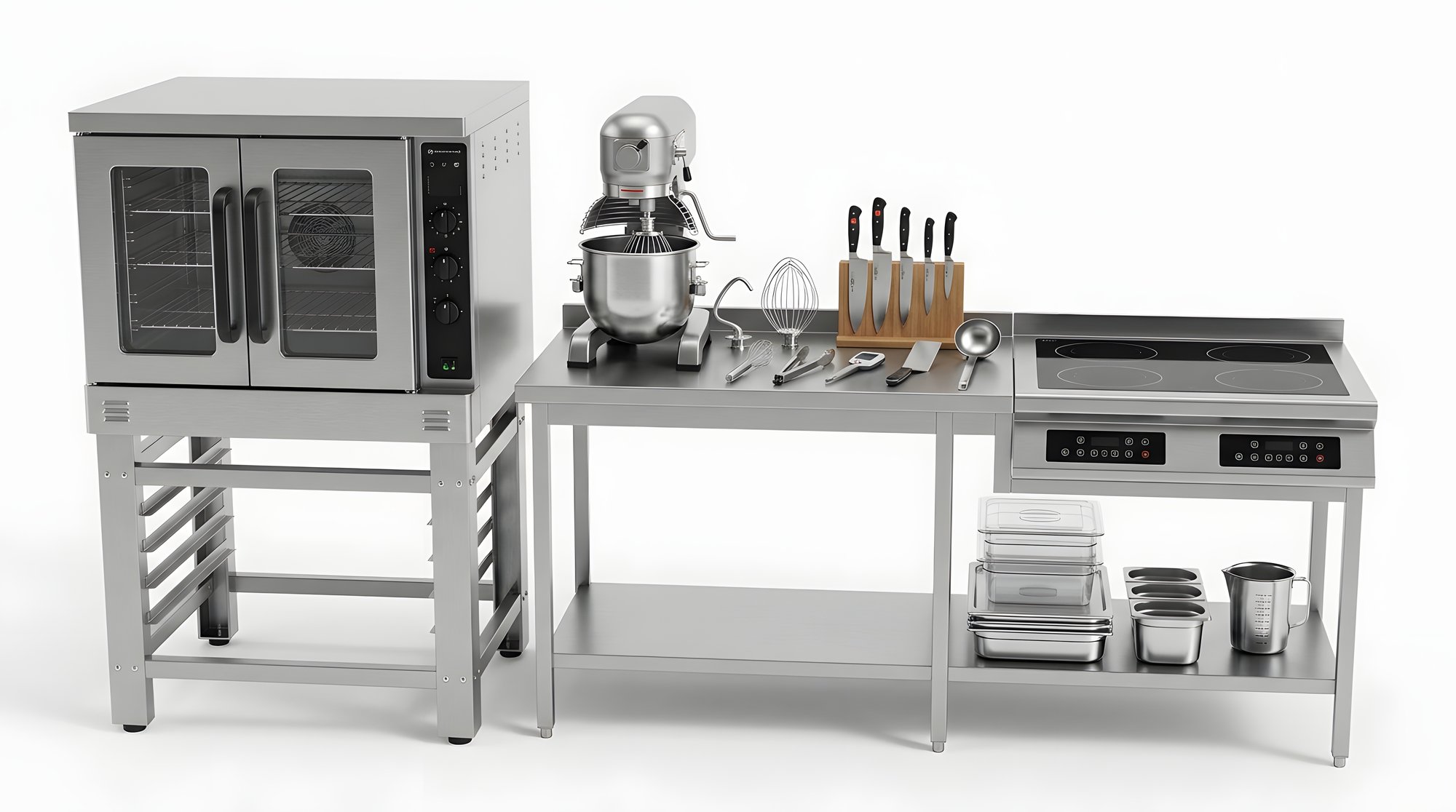 Interno laboratorio culinario con chef