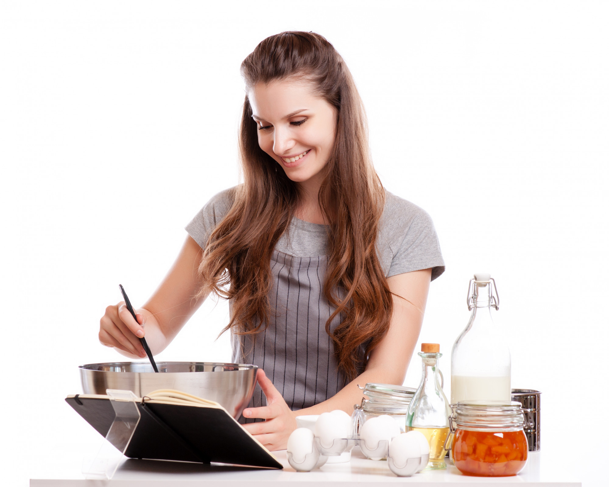 Studente in laboratorio mentre assaggia